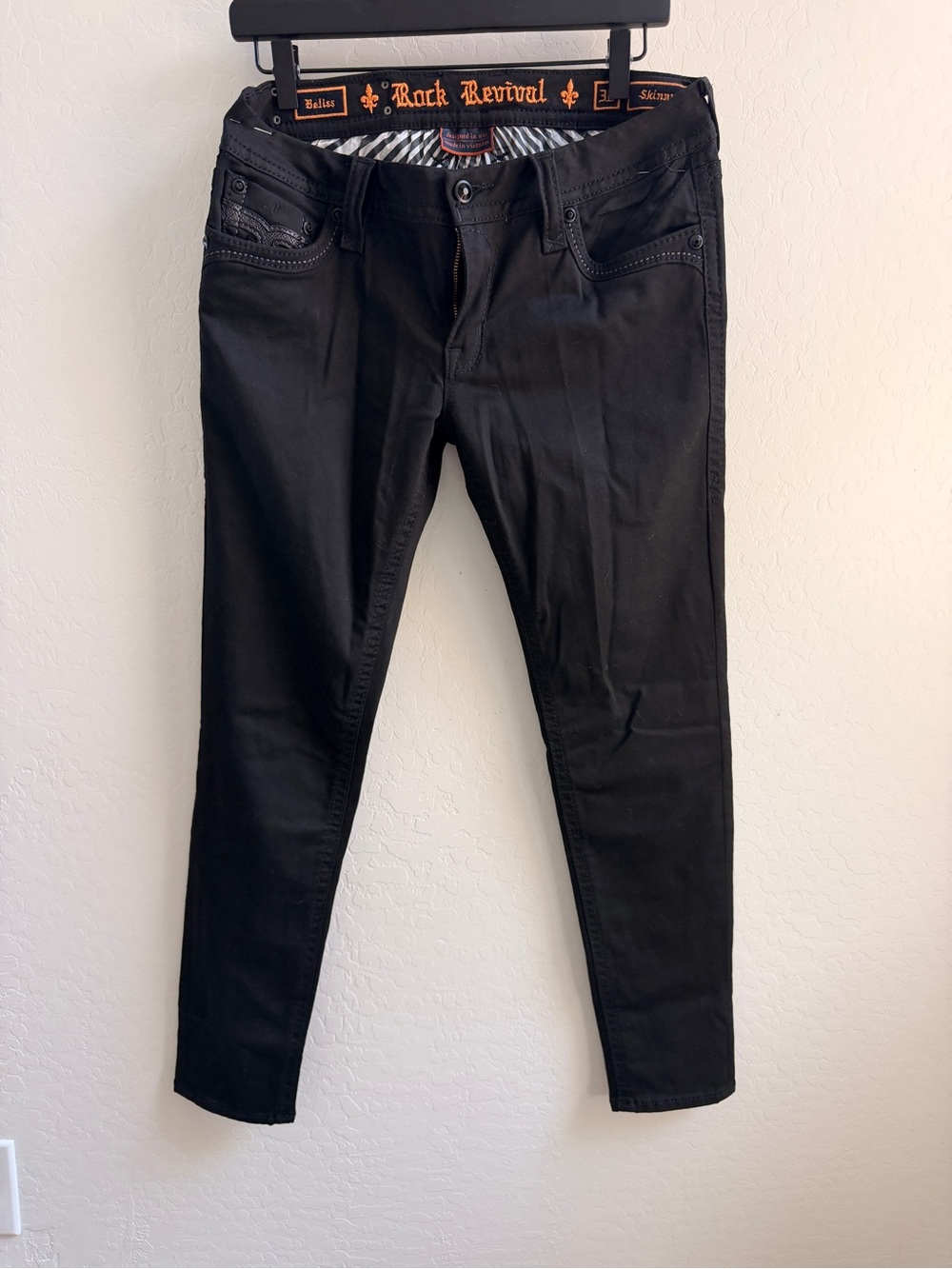 Rock Revival Beliss Black Skinny Jeans